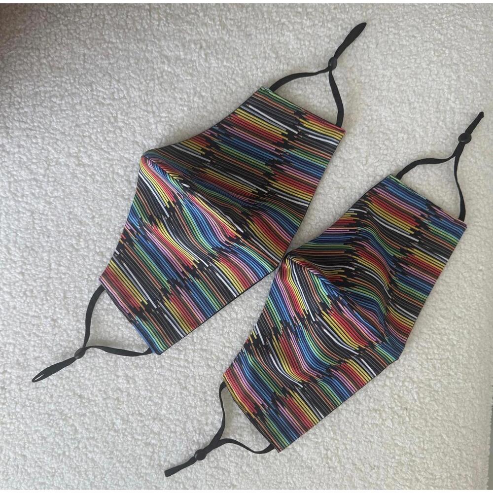 Handmade Color Pencil Print Face Masks